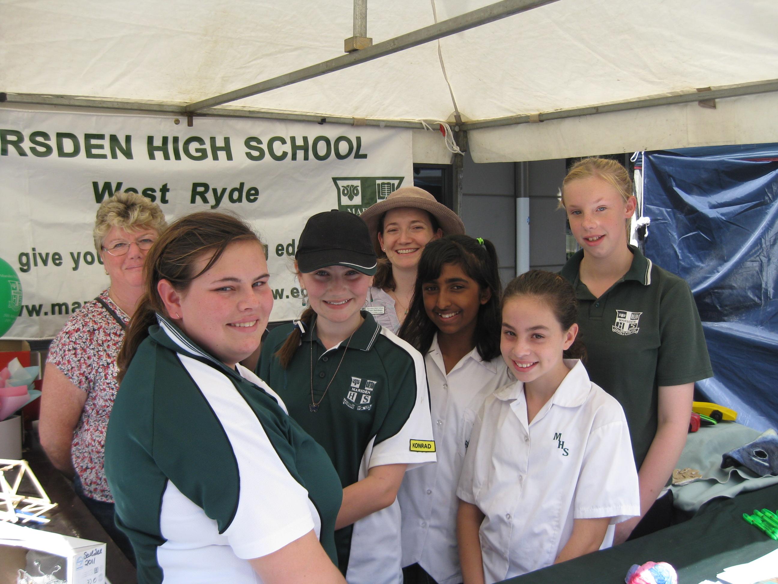 Our great students at West Ryde Fair